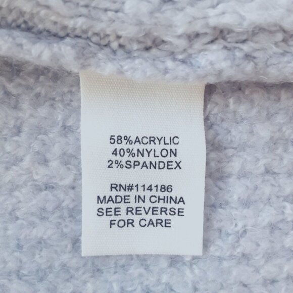 NEW 89th & Madison Lilac Cable Knit Mock Neck Sweater Small - Picture 8 of 8